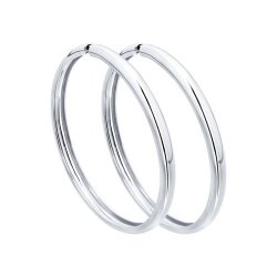 Серьги конго из серебра (Арт.94140011)