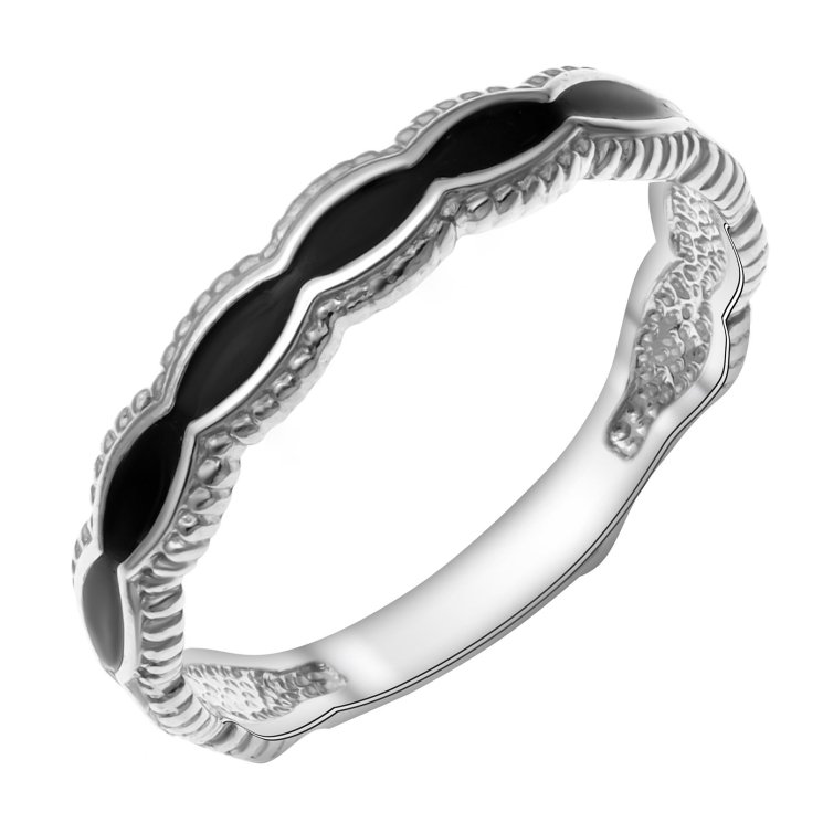 Кольцо из серебра с эмалью TEOSA 53795434ЭР