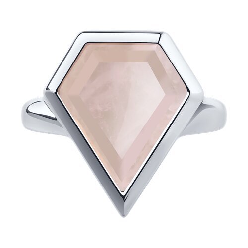 Кольцо из серебра с кварцем (Арт.92011965)