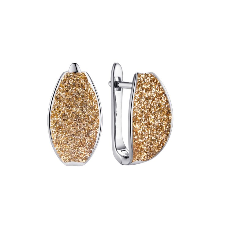 Серьги из серебра (Арт.gl-e01765-x-w-g-x-x)