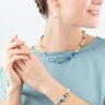 Колье turquoise-yellow la_2838_10-0601