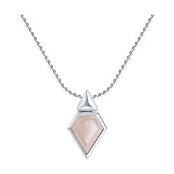 Колье из серебра с кварцем (Арт.92070050)