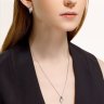 Колье из серебра с кварцем (Арт.92070050)