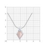 Колье из серебра с кварцем (Арт.92070050)