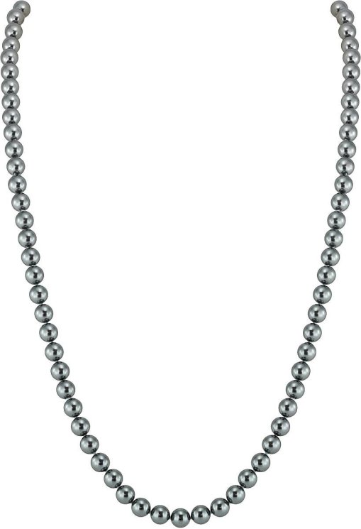 Ожерелье из ювелирного сплава с жемчугом и кристаллом swarovski (Арт.22l-ms-30)