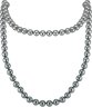 Ожерелье из ювелирного сплава с жемчугом и кристаллом swarovski (Арт.22l-ms-30)