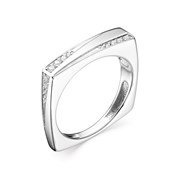 Серебряное кольцо с фианитом Алькор 01-0797_00КЦ-00