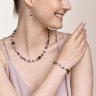Серьги white&pink rose gold la_4013_20-0400