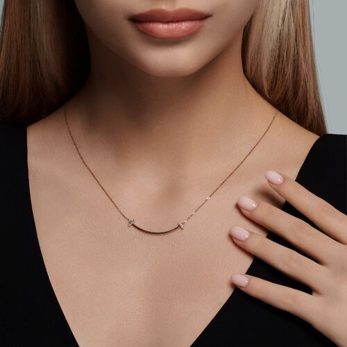 Колье из золота с бриллиантами (Арт.1070325)