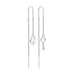 Серьги из серебра (Арт.94-123-01498-1)