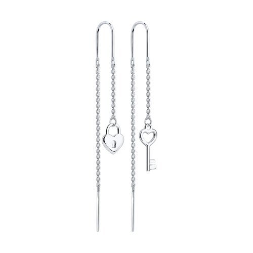 Серьги из серебра (Арт.94-123-01498-1)