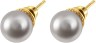 Серьги серебряные с жемчугом «Beautiful 28G» Rivoli (арт.AAS-13-10-28-G)