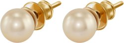 Серьги из серебра с жемчугом (Арт.aas-15-6-5-g)