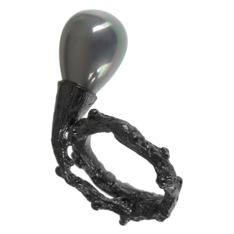 Серебряное кольцо BEAVERS с перламутром 1449perlg_ox