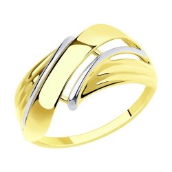 Кольцо из желтого золота (Арт.018612-2)