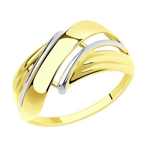 Кольцо из желтого золота (Арт.018612-2)