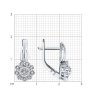 Серьги из белого золота с бриллиантами (Арт.52-220-02040-1)