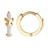 Серьги из золота с фианитами (Арт.029046)