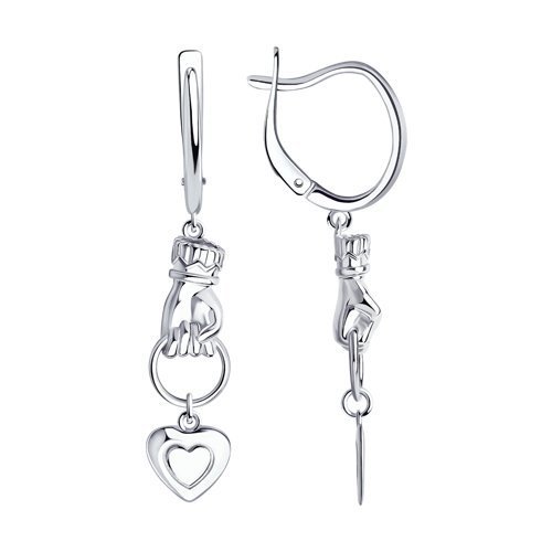 Серьги из серебра (Арт.94024346)