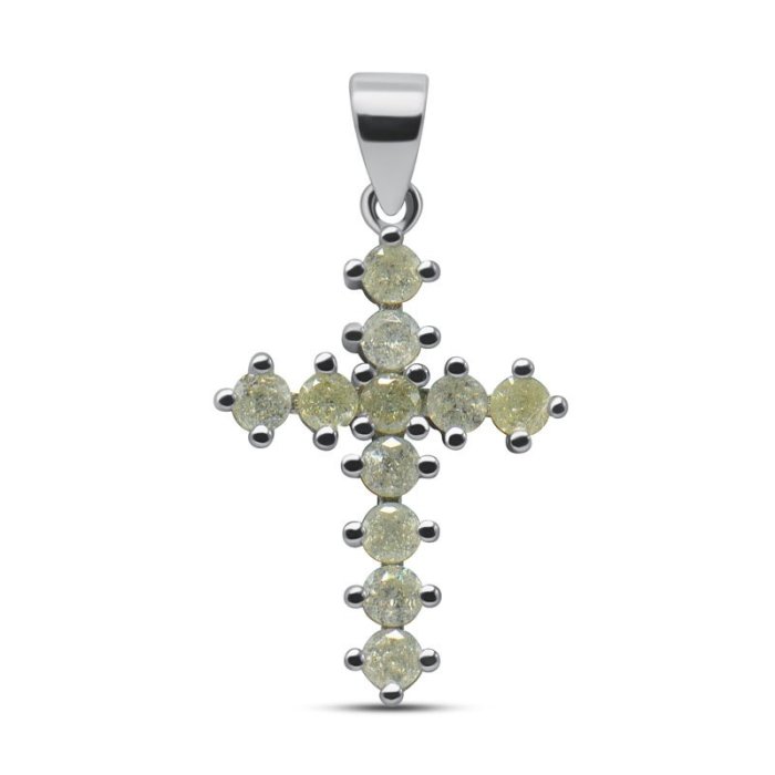 Подвеска Серебряные крылья (Арт.032025769m-cb21_kubcirkonii)