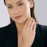 Кольцо золотое пробы 585 с жемчугом (Арт.79-10048-3)