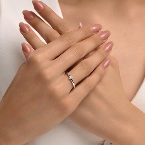 Кольцо SOKOLOV из серебра 925 с бриллиантами (арт. 87010100)