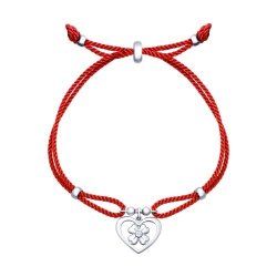 Браслет из серебра с фианитом (Арт.94050413)