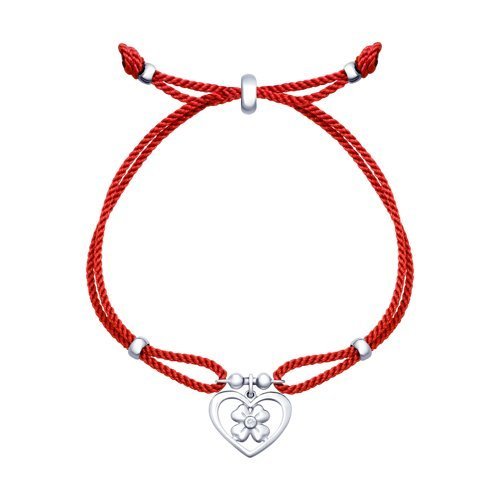 Браслет из серебра с фианитом (Арт.94050413)