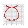 Браслет из серебра с фианитом (Арт.94050413)