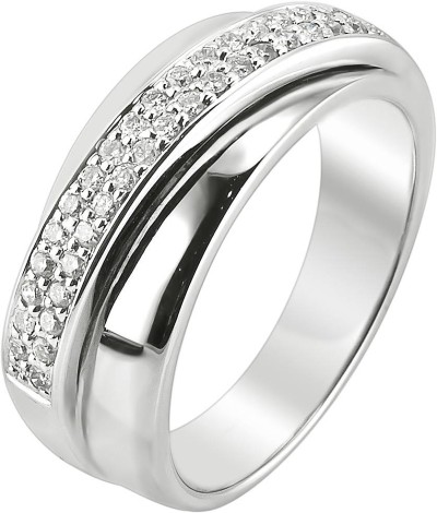 Кольцо с бриллиантами из белого золота «Elegance 04» Diamanti (арт.7VE031GB2)