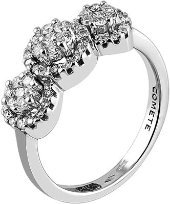 Кольцо из белого золота с бриллиантом (Арт.anb_1444)