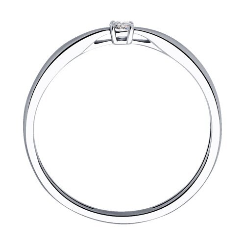 Золотое кольцо с бриллиантом «Чистая гармония» (арт. 1012449-3)