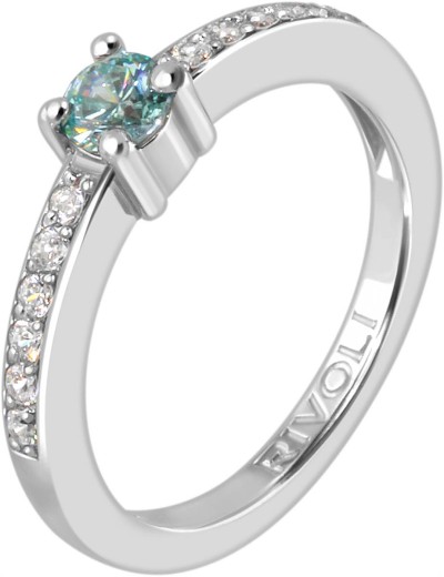 Кольцо серебряное с куб. цирконием «Love Story 5S» Rivoli (арт.ZAR-17-SWR-5-S)