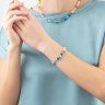 Браслет turquoise-yellow la_2838_30-0601