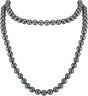 Ожерелье из ювелирного сплава с жемчугом и кристаллом swarovski (Арт.22l-ms-31)