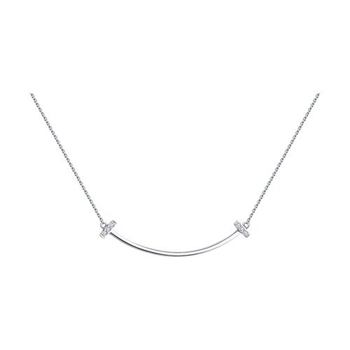 Колье из белого золота с бриллиантами (Арт.1070325-3)