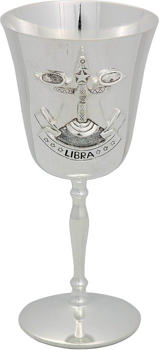 Бокал в подарочной упаковке "весы" Zanelli, италия (Арт.tg2507)