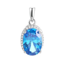 Кулон из серебра с фианитом (Арт.pd-p00307-x-w-bt-x-w)