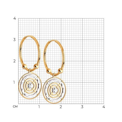 Серьги из золота (Арт.51-124-01743-2)