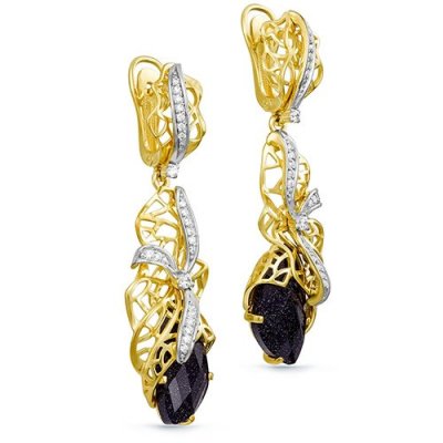 Серьги Кабаровский (Арт.12-034-1387)