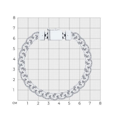 Браслет из серебра (Арт.965141204-7)