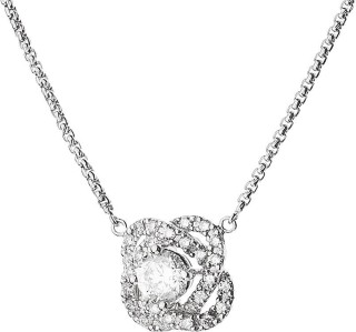 Ожерелье с бриллиантом «Elegance 10» из белого золота Diamanti (арт.3DH505GB2)