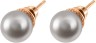 Серьги серебряные с жемчугом «Beautiful 28R» Rivoli (арт.AAS-13-10-28-R)