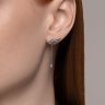 Серьги из белого золота с бриллиантами (Арт.1022252-3)
