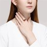 Серьги SOKOLOV «Золотое сияние с гранатом и фианитами» (арт. 51-321-00219-2)