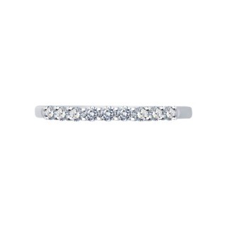 Кольцо из белого золота с фианитами «Линия Света» Соколов (арт.017456)