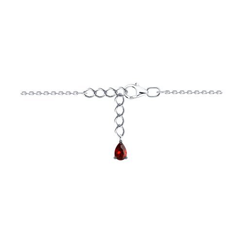 Браслет из серебра с фианитами (Арт.94051238)