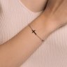 Браслет из серебра с фианитами (Арт.94051238)