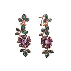 Серебряные серьги Element 47 BE5507_001_PINK