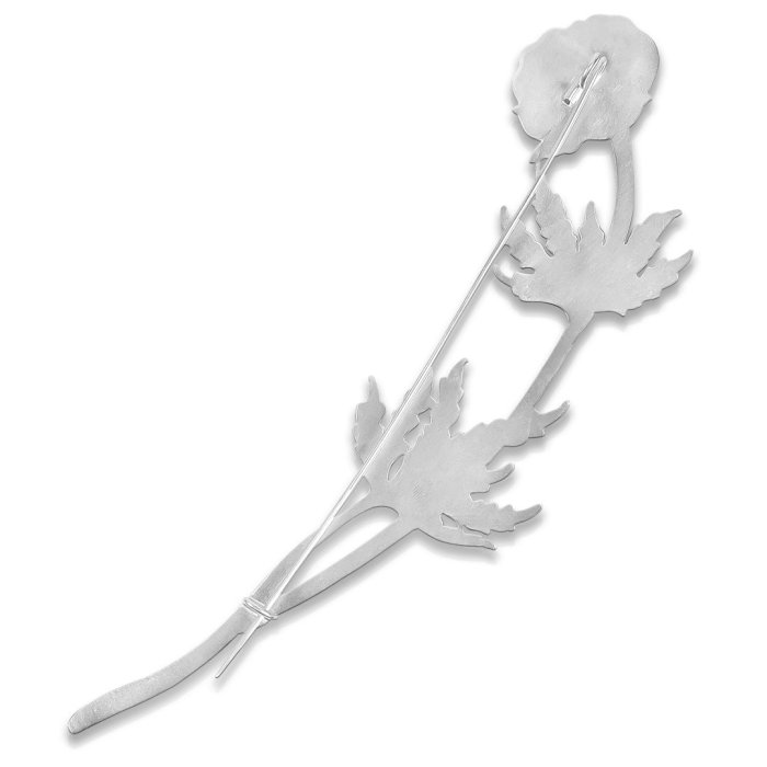 Брошь из серебра Т.Полякова "Купальница" (Арт.41495)